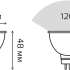 Упаковка ламп LED GAUSS GX5.3,  спот, 9Вт, MR16, 10 шт. [13539]